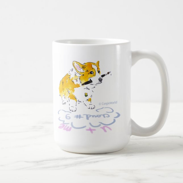 Tasse de corgi du nuage 9 (Droite)