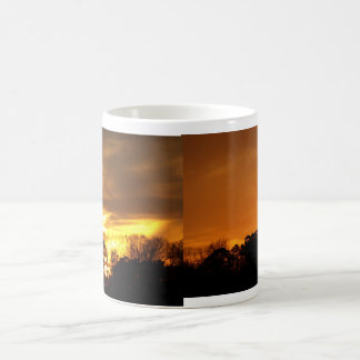 Tasse de coucher du soleil