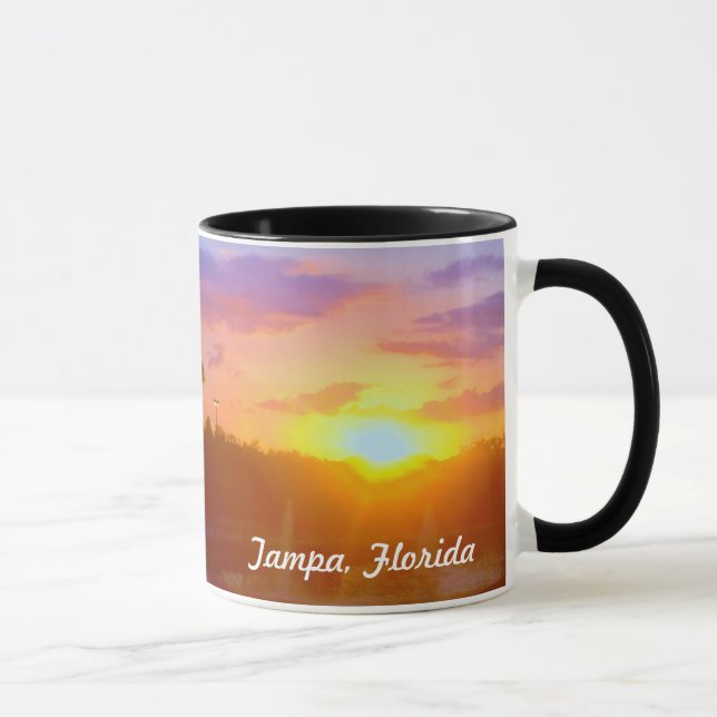 Tasse de coucher du soleil de Tampa la Floride (Droite)