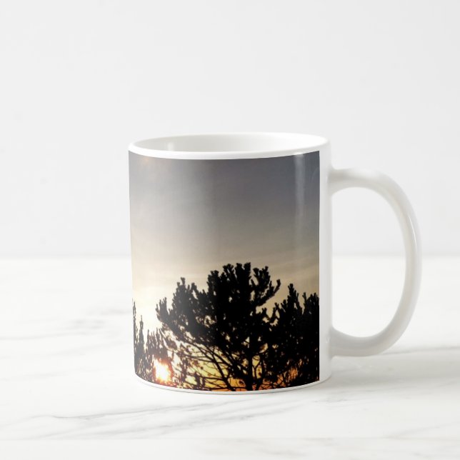 Tasse de coucher du soleil et de pin de Whitebark (Droite)