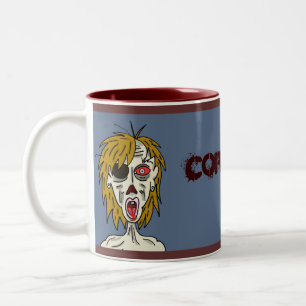 Tasse de couples de zombi
