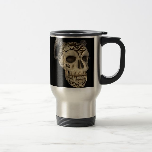 Tasse de courant ascendant de Goth de crâne de (Droit)