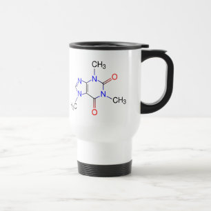 Tasse de courant ascendant de molécule de caféin