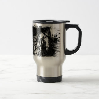 Tasse de courant ascendant de soleil de pins
