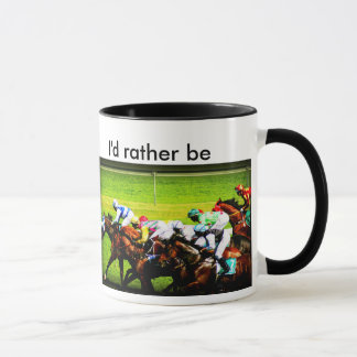 tasse de course de chevaux