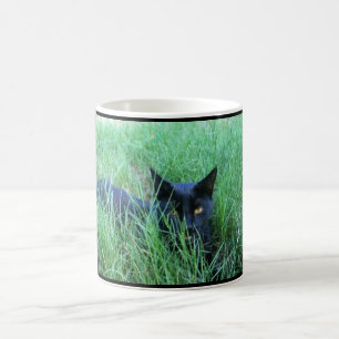 Tasse de coutume de Chat-dans-Herbe