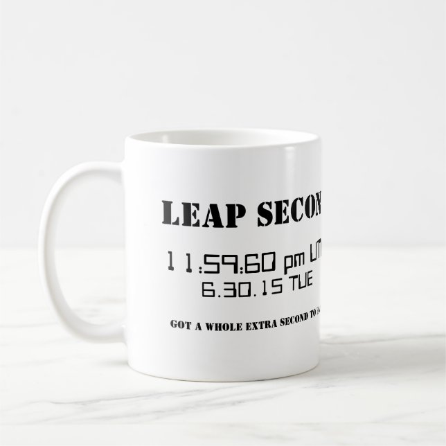 Tasse de coutume de coutume de la seconde de saut (Gauche)
