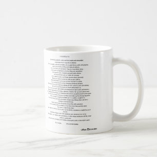 TASSE DE COUTUME DES DESIDERATA MAX EHRMANN