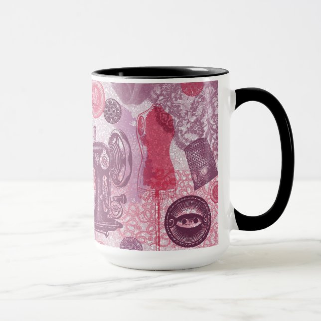 Tasse de couture vintage de sonnerie (Droite)