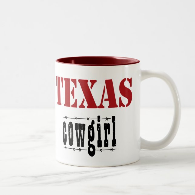 Tasse de cow-girl du Texas (Droit)