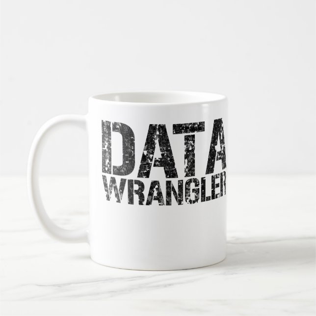 TASSE de COWBOY de DONNÉES - ajoutez le nom de (Gauche)