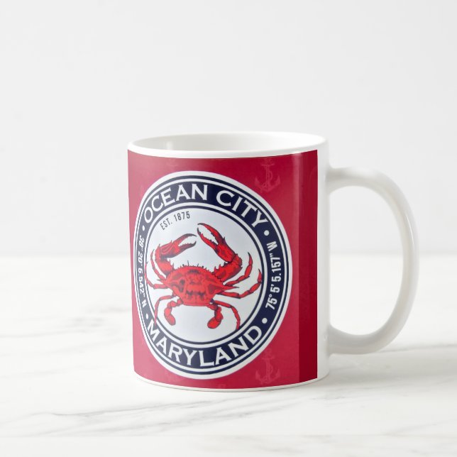 Tasse de crabe d'Ocean City MD (Droite)