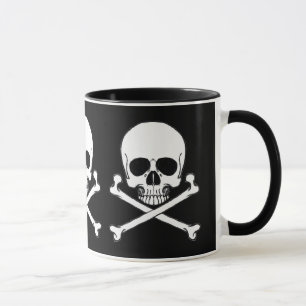 Tasse de crâne de pirate
