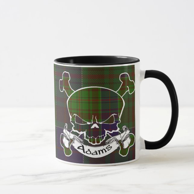 Tasse de crâne de tartan d'Adams (Droite)