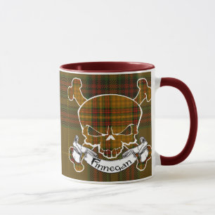 Tasse de crâne de tartan de Finnegan