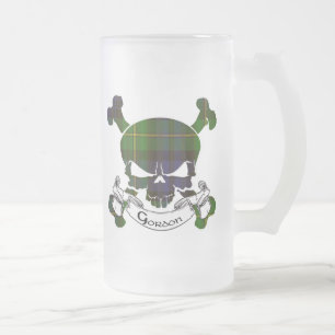 Tasse de crâne de tartan de Gordon