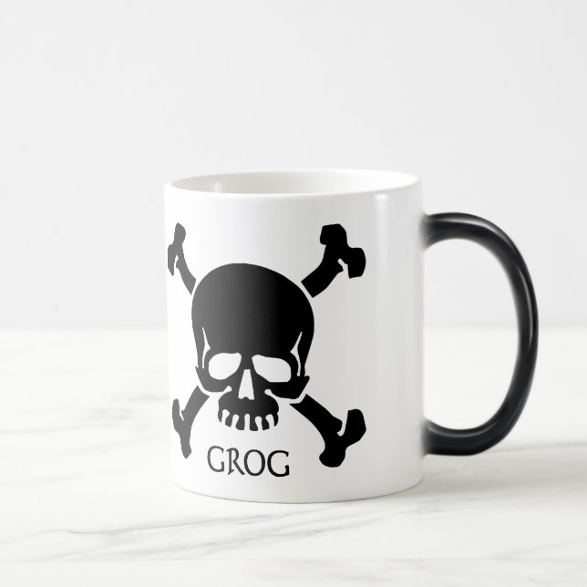Tasse de crâne et de grog d'os (Droite)