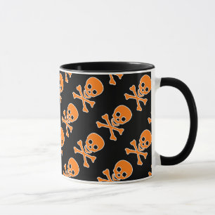 Tasse de crânes de pirate de Halloween