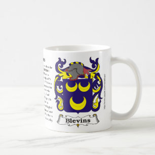 Tasse de crête de famille de Blevins