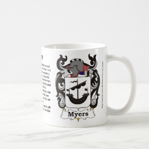 Tasse de crête de famille de Myers