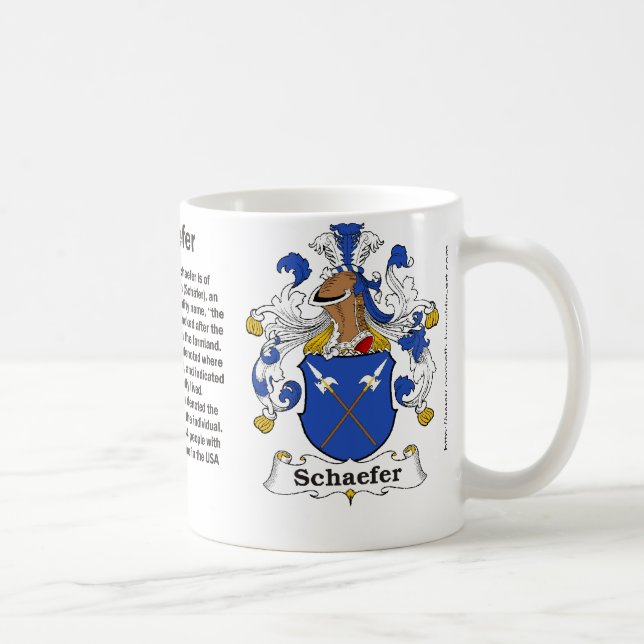 Tasse de crête de famille de Schaefer (Droite)