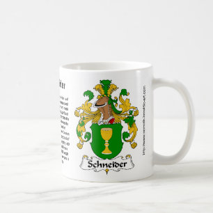 Tasse de crête de famille de Schneider