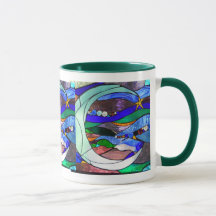 Tasse de croissant de lune