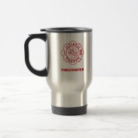 Tasse de croix maltaise de département du feu