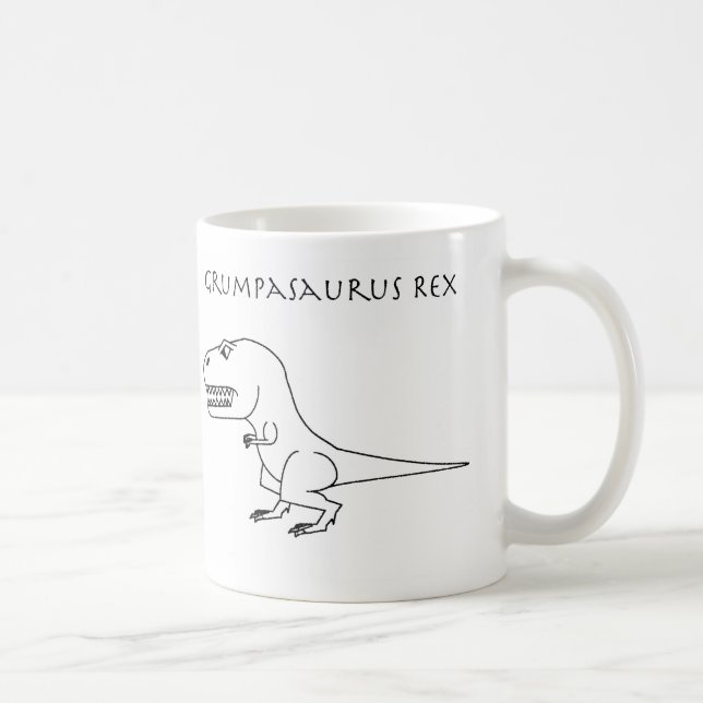 Tasse de croquis de Grumpasaurus Rex (Droite)
