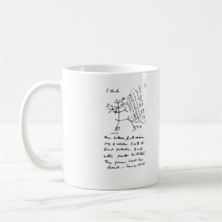 Tasse de croquis de vie de Darwin "arbre"