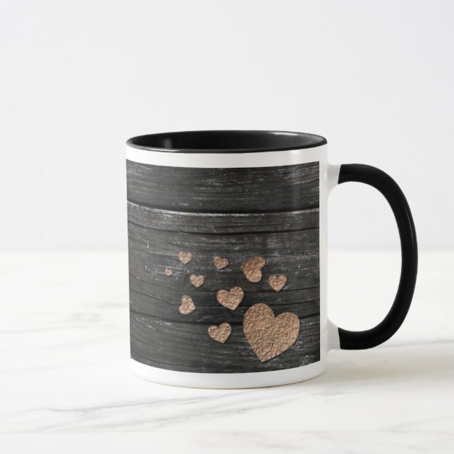 Tasse de cuivre de coeurs (Droite)