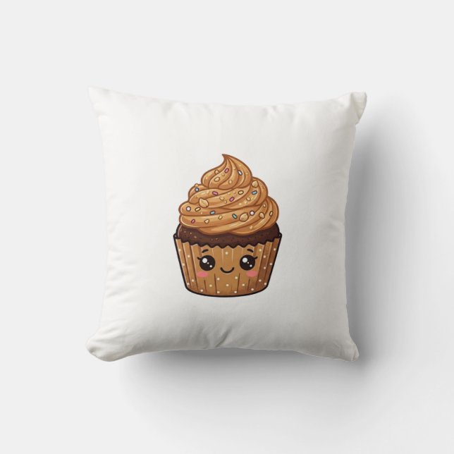 Tasse de Cupcake au Beurre de Cacahuète Coussin Ka (Recto)