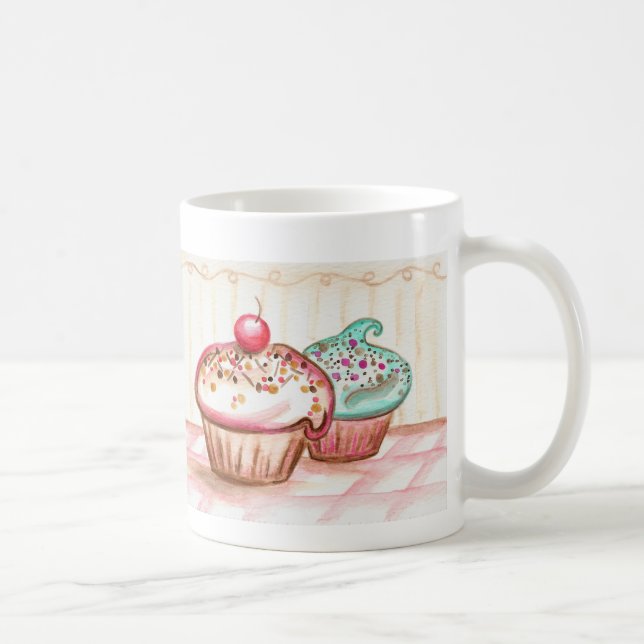 Tasse de Cupcakes aux Cerises (Droite)