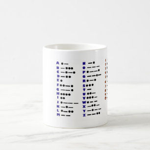 Tasse de Customizeable de code Morse