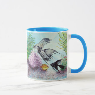 Tasse de cuvette de poissons