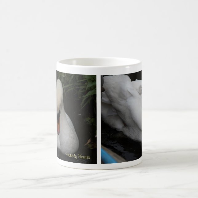 Tasse de cygne qui change la couleur (Centre)