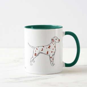 Tasse de Dalmate de foie