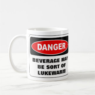 tasse de danger - texte customisé