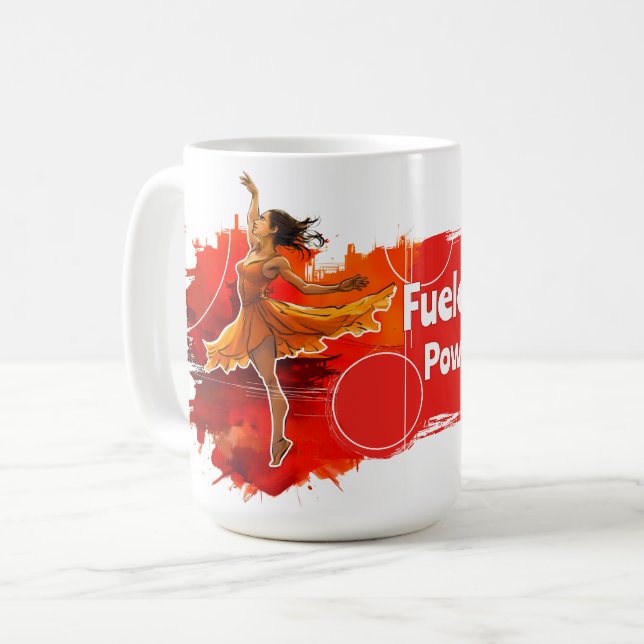 Tasse de danse Balletcore – Énergie de grâce et de (Devant gauche)