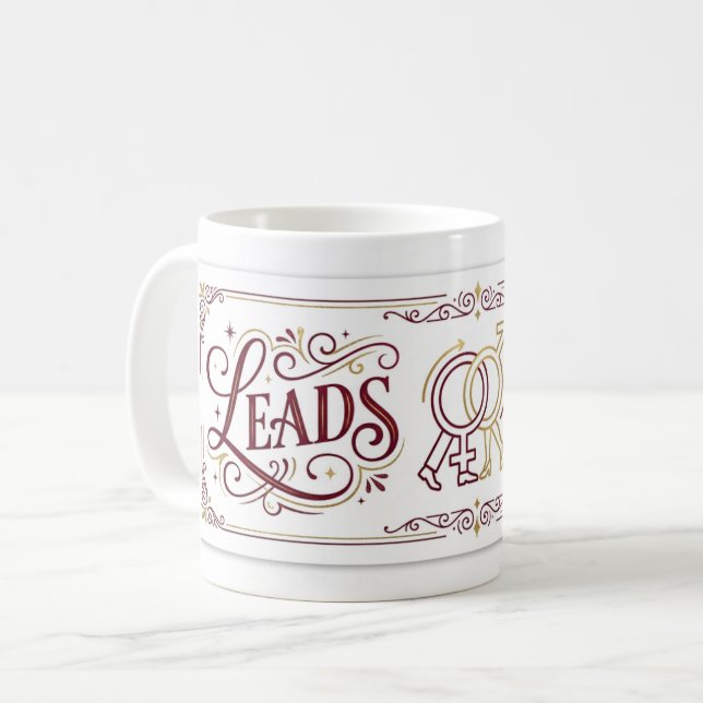 Tasse de danse de couple Mon Autre Moitié Mène / S (Devant gauche)