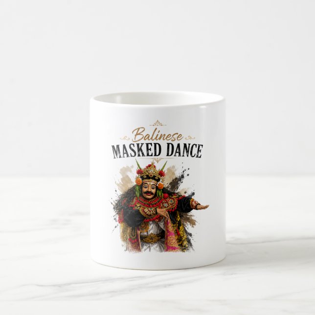 Tasse de danse masquée balinaise (Centre)