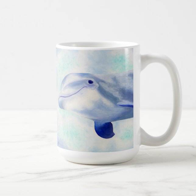 Tasse de dauphins de natation (Droite)