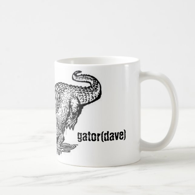tasse de dave d'alligator (Droite)