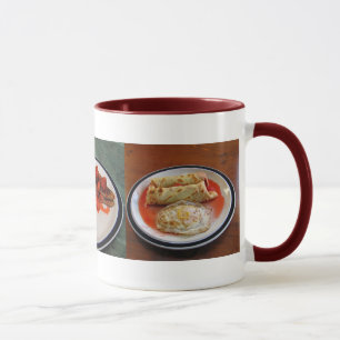 Tasse de ~ de pain grillé français et de crêpes