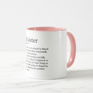 Tasse de définition de dictionnaire de soeur d'â