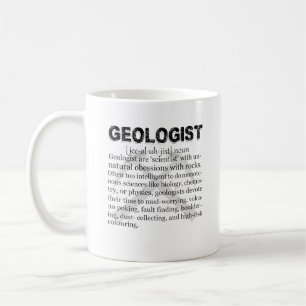 Tasse de définition de géologue