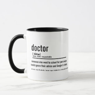 Tasse de définition de médecin drôle - Coupe de ca