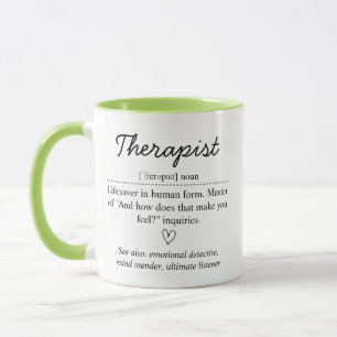 Tasse de définition de thérapeute, inspiration pou