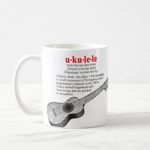 Tasse de définition d'ukulélé