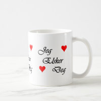 Tasse de degré de Norsk Jeg Elsker de Norvégien je